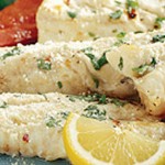 Poivrons et poisson grill&eacute;s