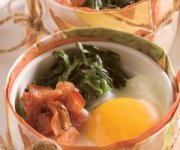 oeufs &agrave; l'&eacute;rable en cocotte