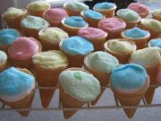 Petits cornets &agrave; la guimauve de Lulu